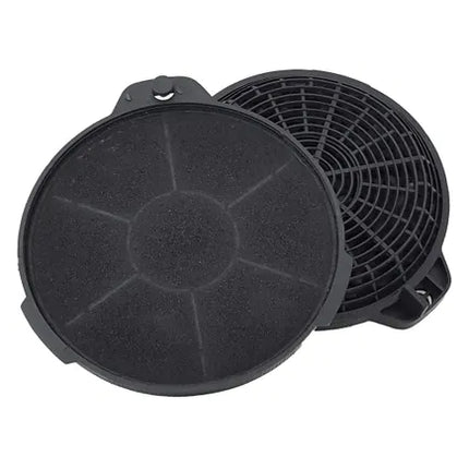 Point Filtre® - FIL93 - Lot de 2 Filtres à Charbon Actif pour Hotte de Cuisine - Diamètre : 132mm