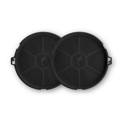 Point Filtre® - FIL68 - Lot de 2 Filtres à Charbon Actif pour Hotte de Cuisine - Diamètre : 184mm