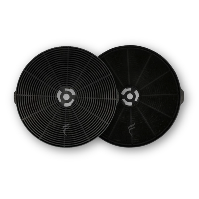 Point Filtre® - FIL117 - Lot de 2 Filtres à Charbon Actif pour Hotte de Cuisine - 173mm