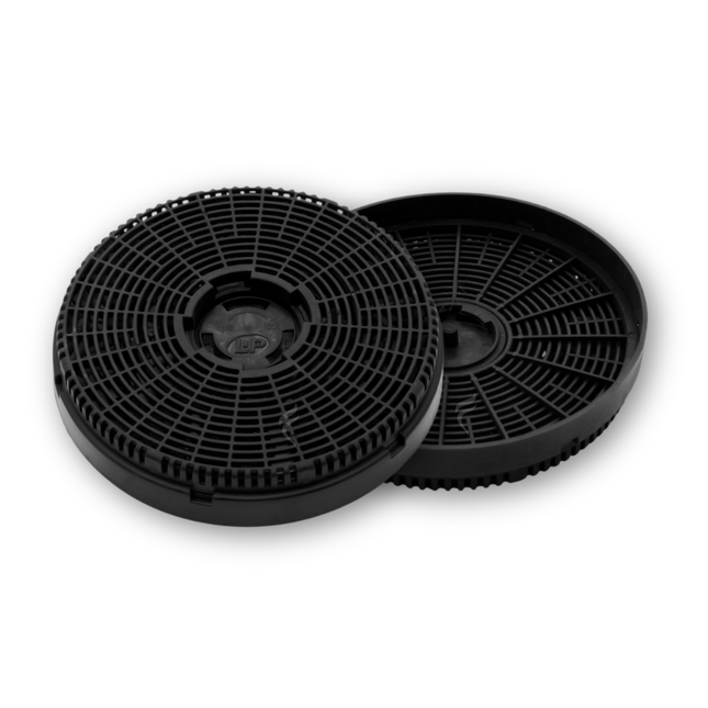 Point Filtre® - FIL97 - Lot de 2 Filtres à Charbon Actif pour Hotte de Cuisine - 160mm