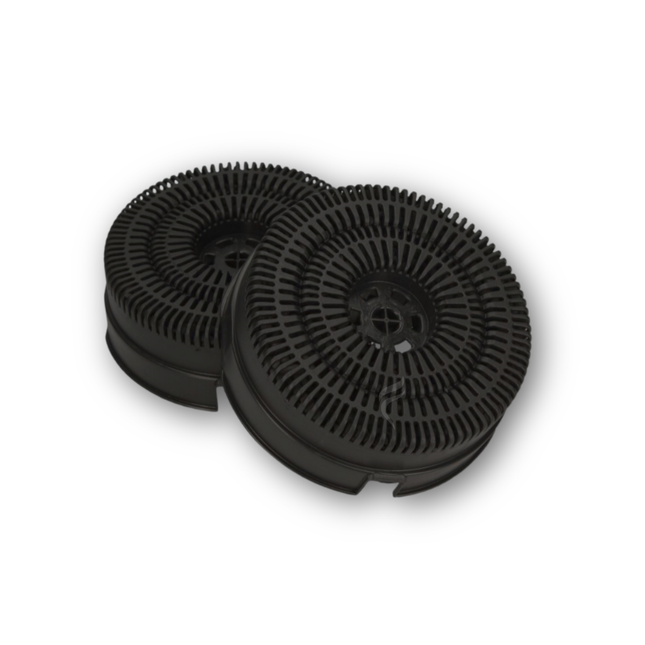 Point Filtre® - FIL40 - Lot de 2 Filtres à Charbon Actif pour Hotte de Cuisine - Diamètre 143mm