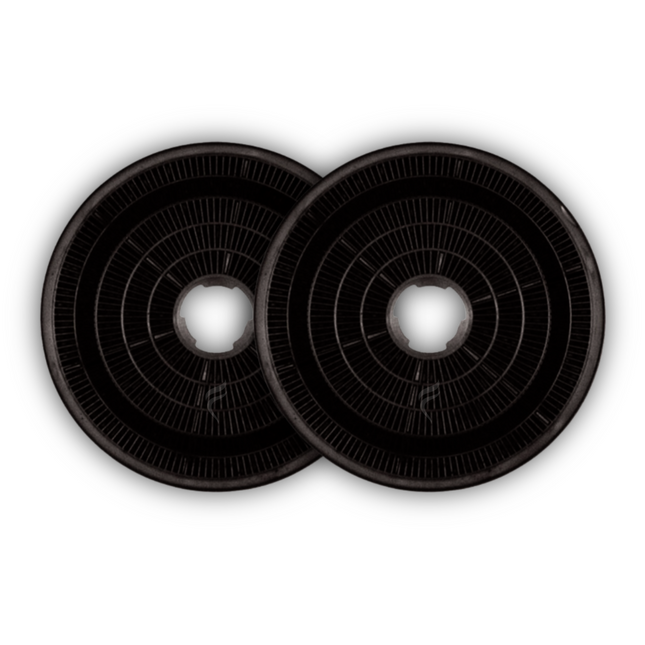 Point Filtre® - FIL49 - Set van 2 actieve koolfilters voor afzuigkappen - Diameter 172 mm 