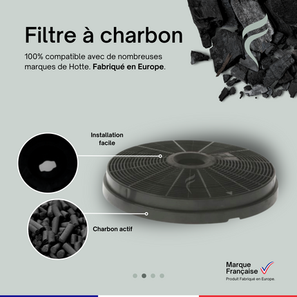 Point Filtre® - Filtre à Charbon Actif pour Hotte de Cuisine Siemens LU18162FF
