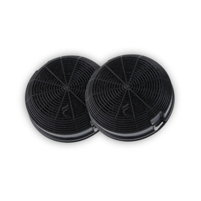 Point Filtre® - FIL52 - Lot de 2 Filtres à Charbon Actif pour Hotte de Cuisine - Diamètre : 150mm