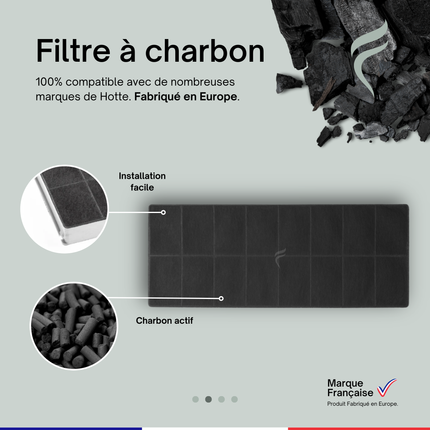 Point Filtre® - Filtre à Charbon Actif pour Hotte de Cuisine Siemens LI23030/03