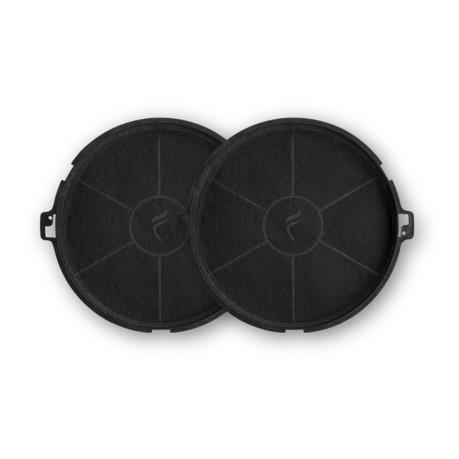 Point Filtre® - FIL68 - Set van 2 actieve koolfilters voor afzuigkappen - Diameter: 184 mm 