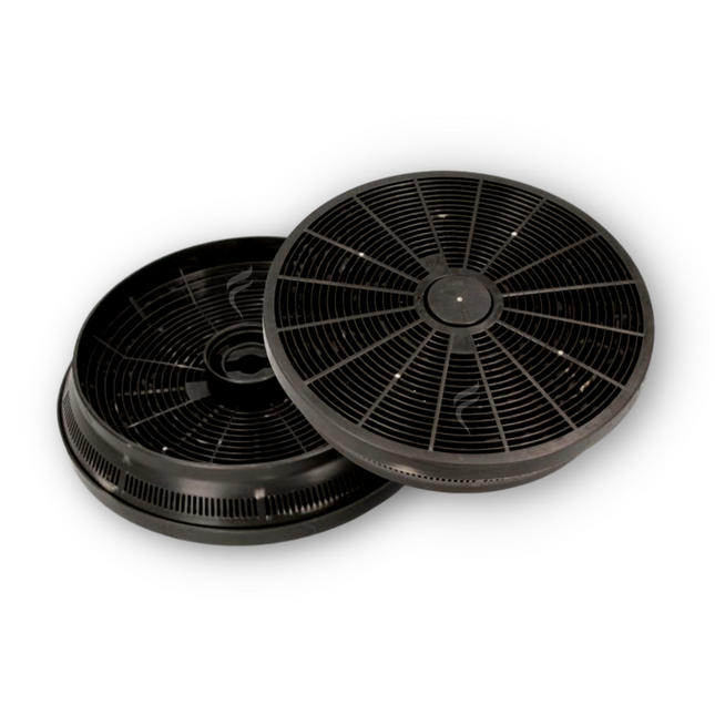 Point Filtre® - FIL15 - Lot de 2 Filtres à Charbon Actif pour Hotte de Cuisine - Diamètre 146mm