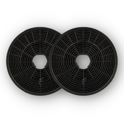 Point Filtre® - Pack de 2 filtros de carbón activado para campana extractora Silverline H20390009 