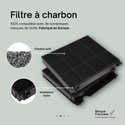 Filtre à Charbon Pour Hotte Aspirante Faure - Compatible Modèles FHC6244X, FHC6265X, FHC9244X, Etc. - Pièce De Rechange 244328 - 3
