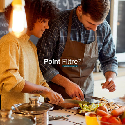 Point Filtre® - Filtre à Charbon Actif pour Hotte de Cuisine Electrolux EFC90465OW