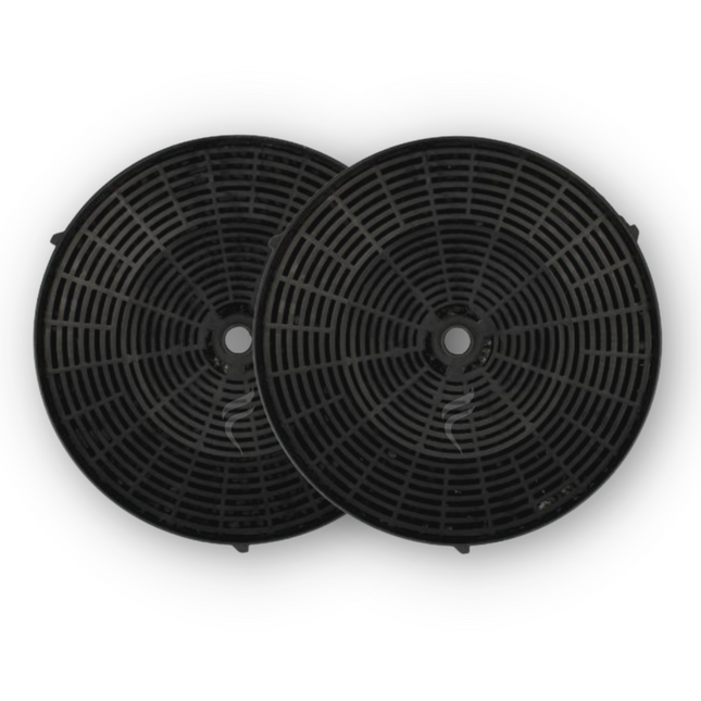 Point Filtre® - FIL42 - Lot de 2 Filtres à Charbon Actif pour Hotte Atag - Compatible ACC924 - Diamètre : 17,2 cm