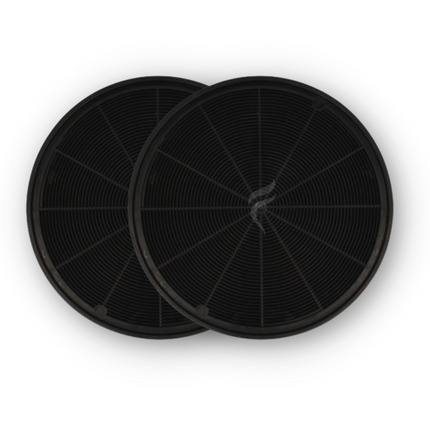 Point Filtre® - FIL13 - Lot de 2 Filtres à Charbon Actif pour Hotte Siemens - Compatible LZ54850, 668492 - Diamètre : 200 mm