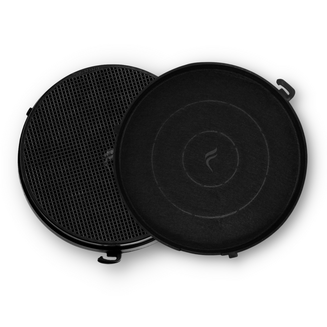 Point Filtre® - FIL18 - Lot de 2 Filtres à Charbon Actif pour Hotte de Cuisine - Diamètre 170mm