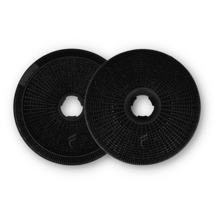 Point Filtre® - Set van 2 actieve koolfilters voor Rosières RHI693SPIN afzuigkap 